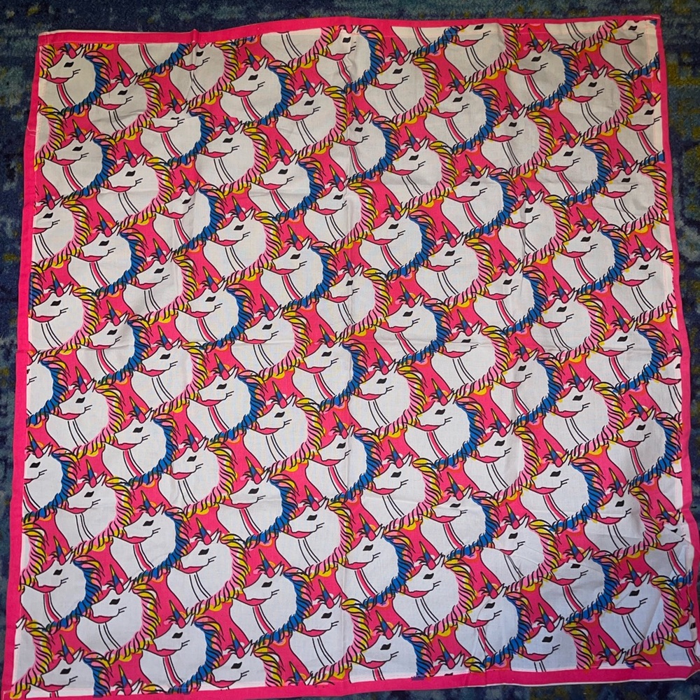 Lush Cosmetics unicorn AOP knot wrap